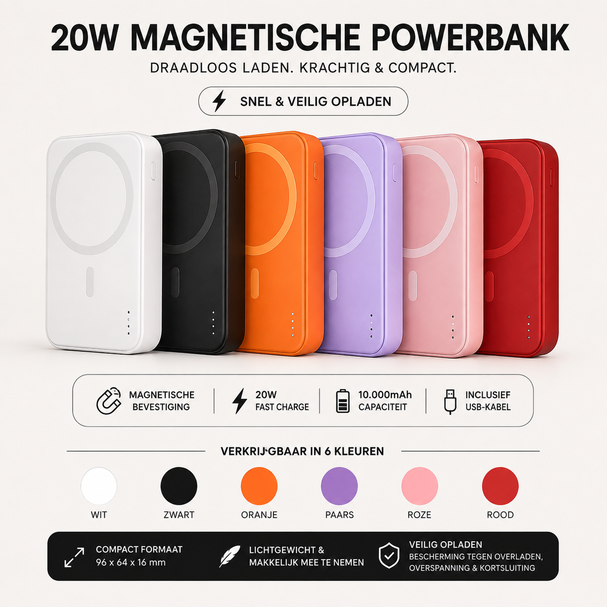 magnetische powerbank